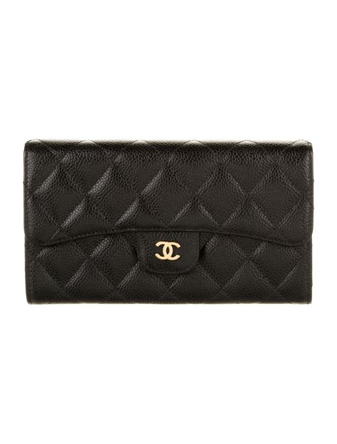 chanel long trifold wallet|chanel classic small flap wallet.